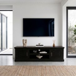 TV bänk Wuzoui Svart 175x50x45cm