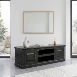TV bänk Wuzoui Svart 175x50x45cm