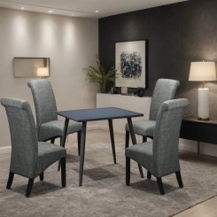 matgrupp bord och 4 stolar