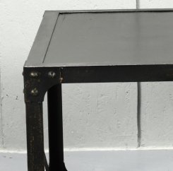 Soffbord Brice Industri svart 100x100x50cm
