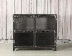 Skänk Velou Svart metall B100xD31xH85cm