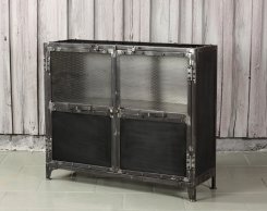 Skänk Velou Svart metall B100xD31xH85cm