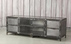 TV bänk Locker metall B180xD50xH60cm