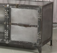 TV bänk Locker metall B180xD50xH60cm