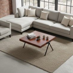 Soffbord Plymouth Akacia brun 80x80x38cm.