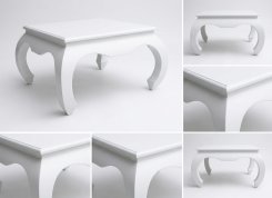Soffbord Yangto Opium Vit 80x80x50cm