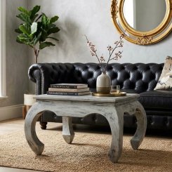 Soffbord Teya Opium Silver 60x60x50cm
