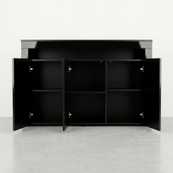 Skänk Dart Svart 130x49x89cm