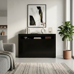 Skänk Dart Svart 130x49x89cm