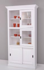 Vitrinskåp Elisa Trären 110x40x210cm