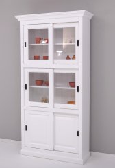 Vitrinskåp Elisa Trären 110x40x210cm