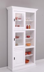 Vitrinskåp Elisa Trären 110x40x210cm