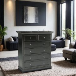 Byrå Karlshäll Svart 110x48x123cm