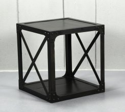 Soffbord Willis Industri svart 50x50x55cm
