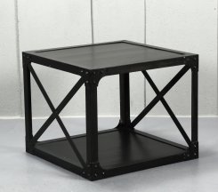 Soffbord Artie Industri svart 60x60x50cm