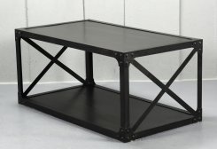 Soffbord Hard Industri svart 110x60x50cm