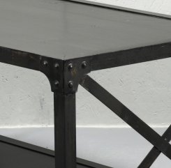 Soffbord Hard Industri svart 110x60x50cm