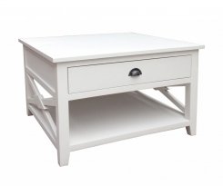 Soffbord Fredrika Vit 80x80x50cm
