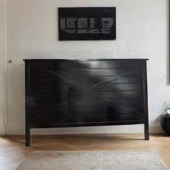 Sänggavel Hu Svart 175x5x120cm