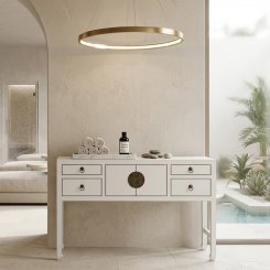 Console Hangzie Vit 125x25x80cm