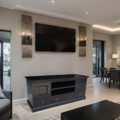 TV bänk Stockvik Svart 150x50x65cm