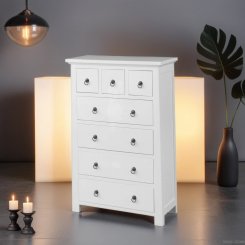 Byrå Valla Vit 70x31x110cm