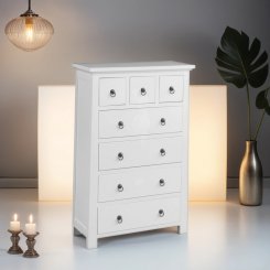 Byrå Valla Vit 70x31x110cm