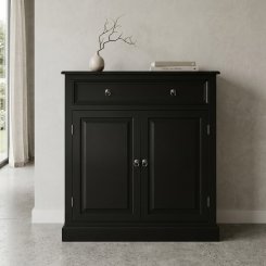 Skänk Vallnäs Svart 100x45x Höjd 115cm