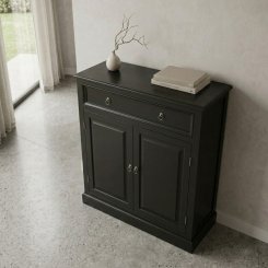 Skänk Vallnäs Svart 100x45x Höjd 115cm