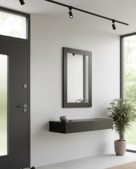 Spegel Vallen Svart 60x90cm