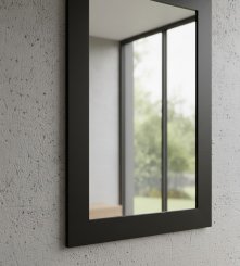 Spegel Vallen Svart 60x90cm
