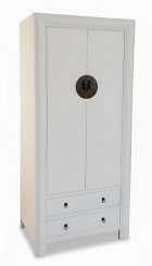 Kinagskåp Housiau Vit 90x55x198cm