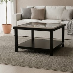 Soffbord Robertsfors Svart 80x80x50cm