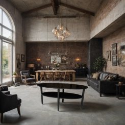 Soffbord Dreys Oval Svart 135x70x55cm