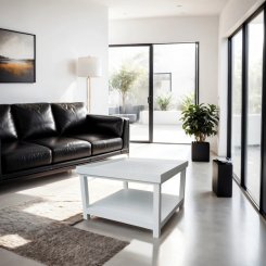 Soffbord Viksgård Vit 80x80x50cm