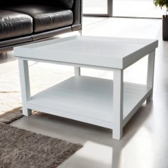Soffbord Viksgård Vit 80x80x50cm