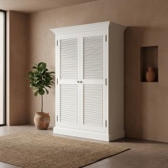 Garderob Lykke Vit 142x62x200cm