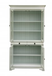 Vitrinskåp Ekerö Vit 105x42x190cm