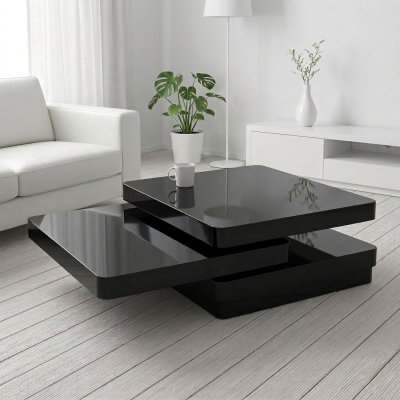 Soffbord Edinburgh Svart 80x80x36cm