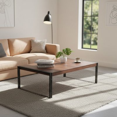 Soffbord Grelton Akacia-brun 110x60x40cm