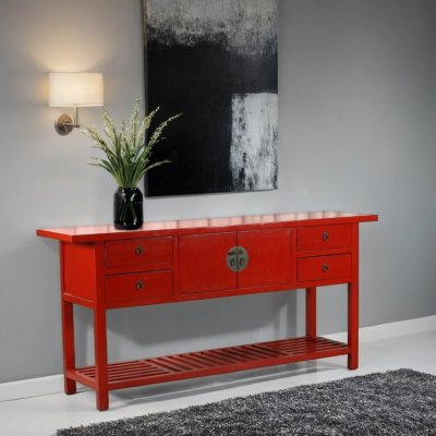 Console Panjin skänk Röd B180xD45xH85cm