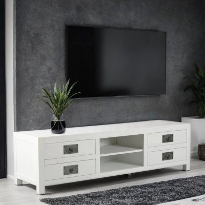 TV bänk Ongzou Vit 180x50x50cm