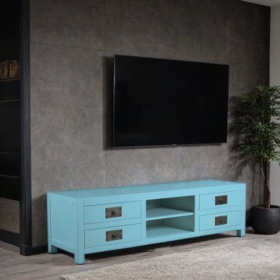 TV bänk Linzie Blå 180x50x50cm