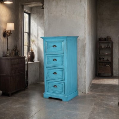 Byrå Tonzou Blå 56x46x116cm