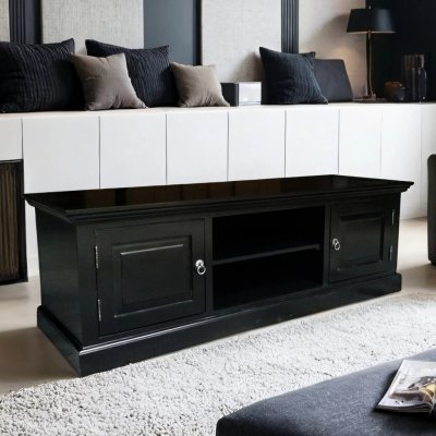 TV bänk Årskogen Svart 150x50x50cm