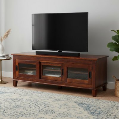 TV Bänk Sahai glas 150x50x50cm