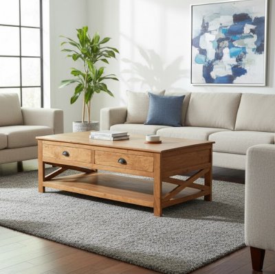 Soffbord Tinsukia natur 135x75x50cm