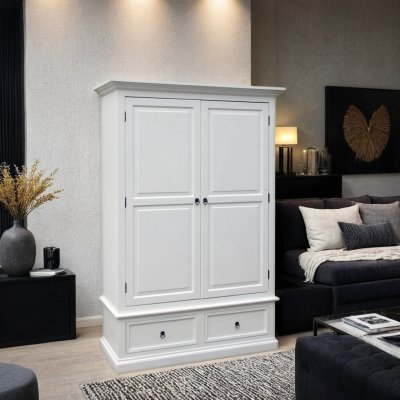 Garderob Gunilla Vit 132x56x198cm