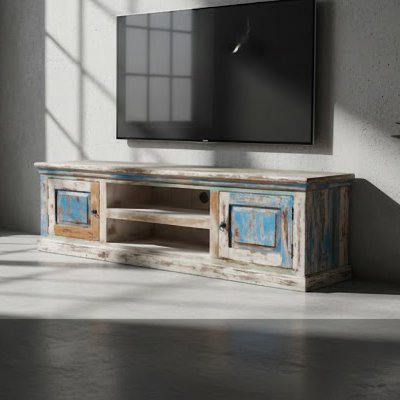 tv bänk recycled