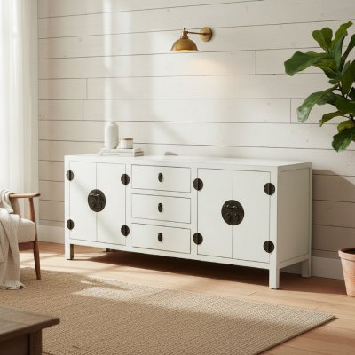 Skänk / TV bänk Dabei Vit 160x45x70cm